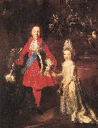 Nicolas de Largilliere Portrait of Prince James Francis Edward Stuart and Princess Louisa Maria Theresa Stuart Germany oil painting artist